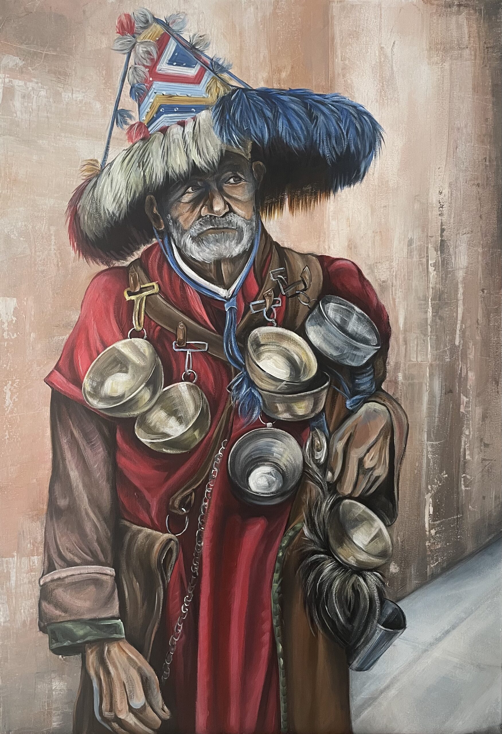 Marokkanischer Wasserverkäufer